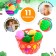 Set of products "Fruits and vegetables in the basket", 11 objects, mix