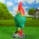 Garden figure "Medium Rooster" 45x35x15cm