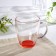 Mug "brightness", glass, 350 ml, color bottom