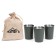 A set of camping glasses "Master K.", 320 ml, 3 pcs, green