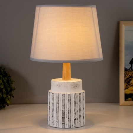 Board Lamp "Sandra" E14 40W white-gray 22x22x36 cm Risalux-1