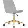 CHECTER CHECTEROSE (California 900) Metal/velor, gold/light gray 49x60x84 cm 1050993