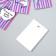 Cardboard "Wishes" set 10 pcs (5 types) 4x6 cm