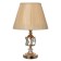 Table lamp "Enthusiasm" 1x60W E27 gold belt backlight 26x26x46 cm Risalux