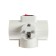 Network branch with protection and with Uniel switch, 3 nests, 16 a, 3500 watts, s/s, white