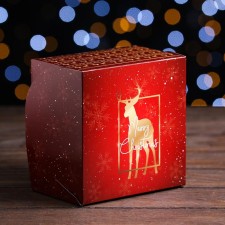 The box is folding, double -sided, 