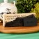 A treatment set from tourmaline, square soap and comb, 50 g