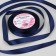 Satin tape, 12 mm × 23 ± 1 m, cobalt color