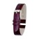 Watch strap, female, 14 mm, genuine leather, purple