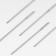 Embroidery needles, d = 0.94 mm, 4.05 cm, 6 pcs