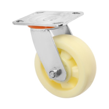 Wheel for transport trolleys rotary, d = 125, on the site PP coating
