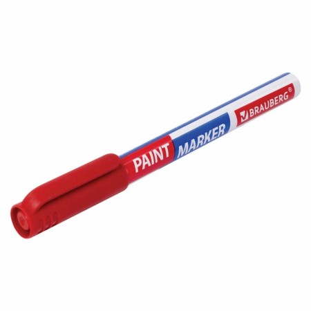Marker-color (lacquer) 1.0 Brauberg Extra, reinforced nitro-base, alum, red 151964-10