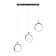 Bayerlux lamp "Olendal" LED 30W black and gold 69x5x48-150 cm