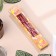 Candles for cake twisted "serpentine" 6 pcs, cocktail, ruby
