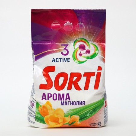 Sorti Magnolia washing powder, a universal machine gun 2.4 kg