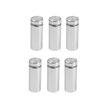 Remote holder for signs, 16x40 mm, color matte nickel, set 6 pcs.