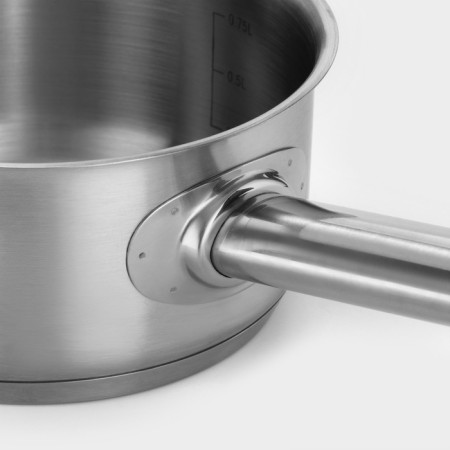 Bucket without a lid “catering”, 1 l, d = 14 cm, h = 7 cm, metal handle, with a heat distribution layer, induction-5