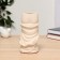 Vase Ceramics "Temptation" D-5x4 cm 8x7.5x18 cm V-0.5 l, beige