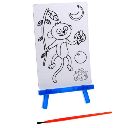 Coloring on the stand "Monkey" + brush
