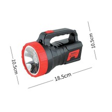Flight battery flashlight, 3 watts, 1200 mAh, LED, 10.5 x 18.5 cm
