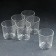 Set of glass glasses "Crystal", 250 ml, 6 pcs