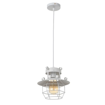 Lamp Bayerlux 2137/1wt E27 40W white 21x21x21-120 cm