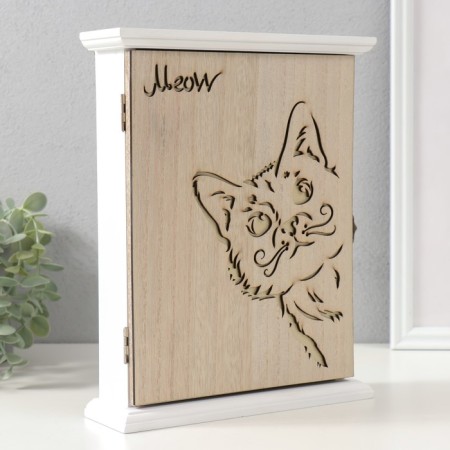Klyuchny Key 6 hook "Cat" 26.5x20.8x6.3 cm-1