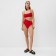 Swimsuit Asselled female minku color red, size 46