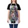 Apron kitchen with a photo print "Stylish lion", adjustable, size OS