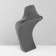 A bust for decorations "Iceberg", 17 × 15 × 29, h = 29 cm, phlock, color gray graphite