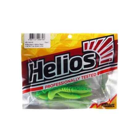 Helios Slash Green Lime Vibrochtost, 6.7 cm, 10 pcs. (HS-19-010)-1