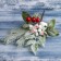 Decor "Winter Miracle" berries of needles and herbs, 26 cm