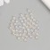 Decor for creativity Plastic "Bigating Halves" set of 50 pcs 0.6x0.6 cm