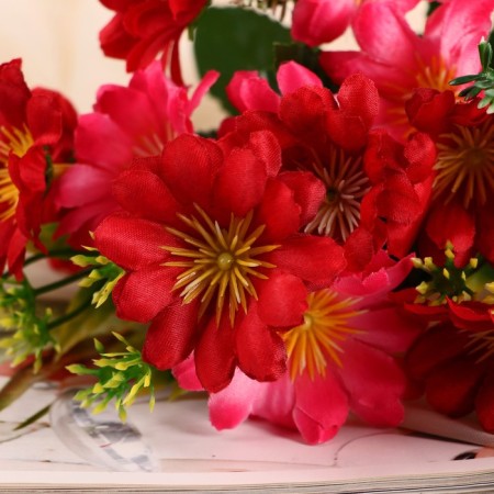 Bouquet "Astra Belgian" 14 flowers, d-5 cm h-30 cm, mix-2