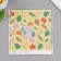 Scrapbooking paper bilateral "leaves" density 180 grams set 10 pcs 15.5x17 cm