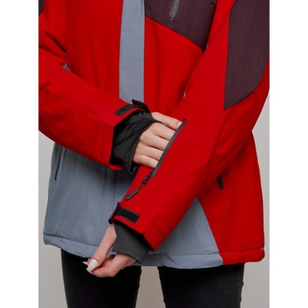 Ski suit female, size 58, red color-9