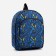 Baby backpack on lightning, external pocket, blue color