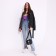 Women's bag with lightning, black color