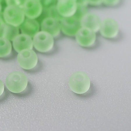 Glass 8/0 "Matte translucent. Salad" 10 g