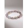 Bracelet "Shine" flowers, color gasoline