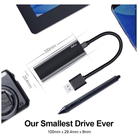 External SSD NETAC 500GB Z SLIM Black-1