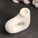 Bray candlestick White gloss, 10x4x10cm