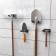 Holder for storage of garden inventory, wall, black