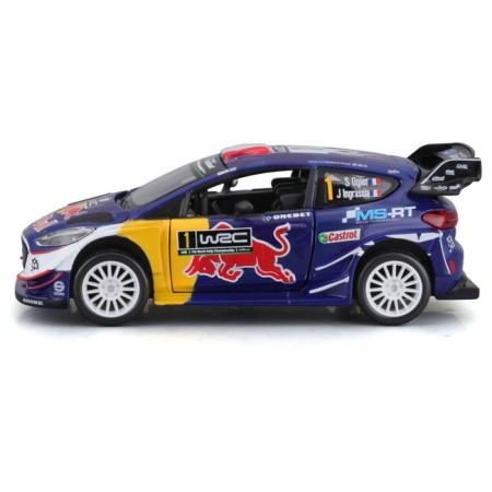 Racing machine BBURAGO 2017 M-Sport Ford Fiesta WRC, Die-Cast, 1:32, Blue color-8