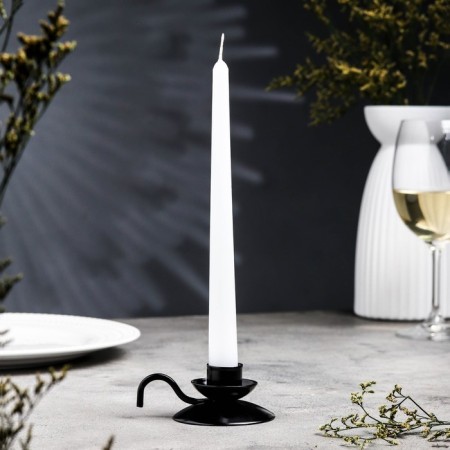 Climb "Retro" metal per 1 candle, 10x4 cm, black muar
