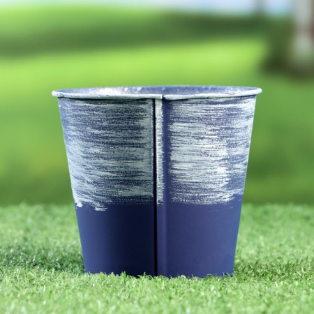 Kashpo "Bucket Henry" Blue, 10x10x10cm-2