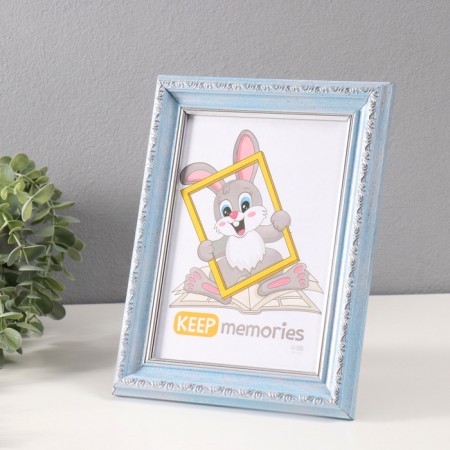 Photo frame Plastic "Babylon" 15x21 cm, blue-1