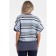 Women's vest, size 42, blue color