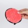 Washing sponge, d = 11 cm, with a suspension, color mix