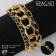 Bracelet "Chain" oval links, multi -tier, color gold, l = 18 cm